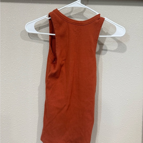 24/7 Rust Ribbed Dress - Picture 3 of 3